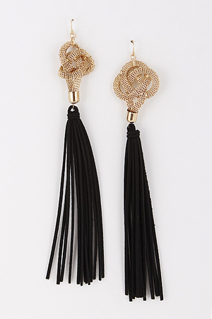 Chained Tassel Fringed Earrings 5JAE1